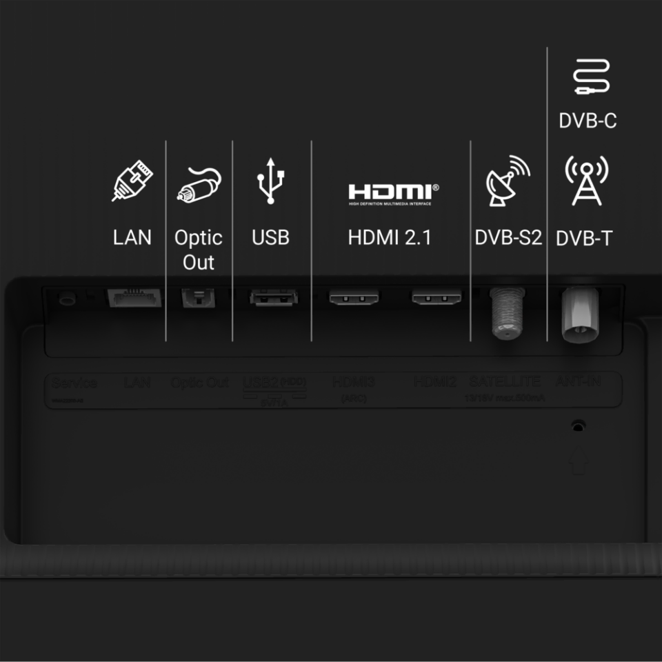 Beko B65 D 790 B Crystal 7 65'' 4K UHD Android Smart TV