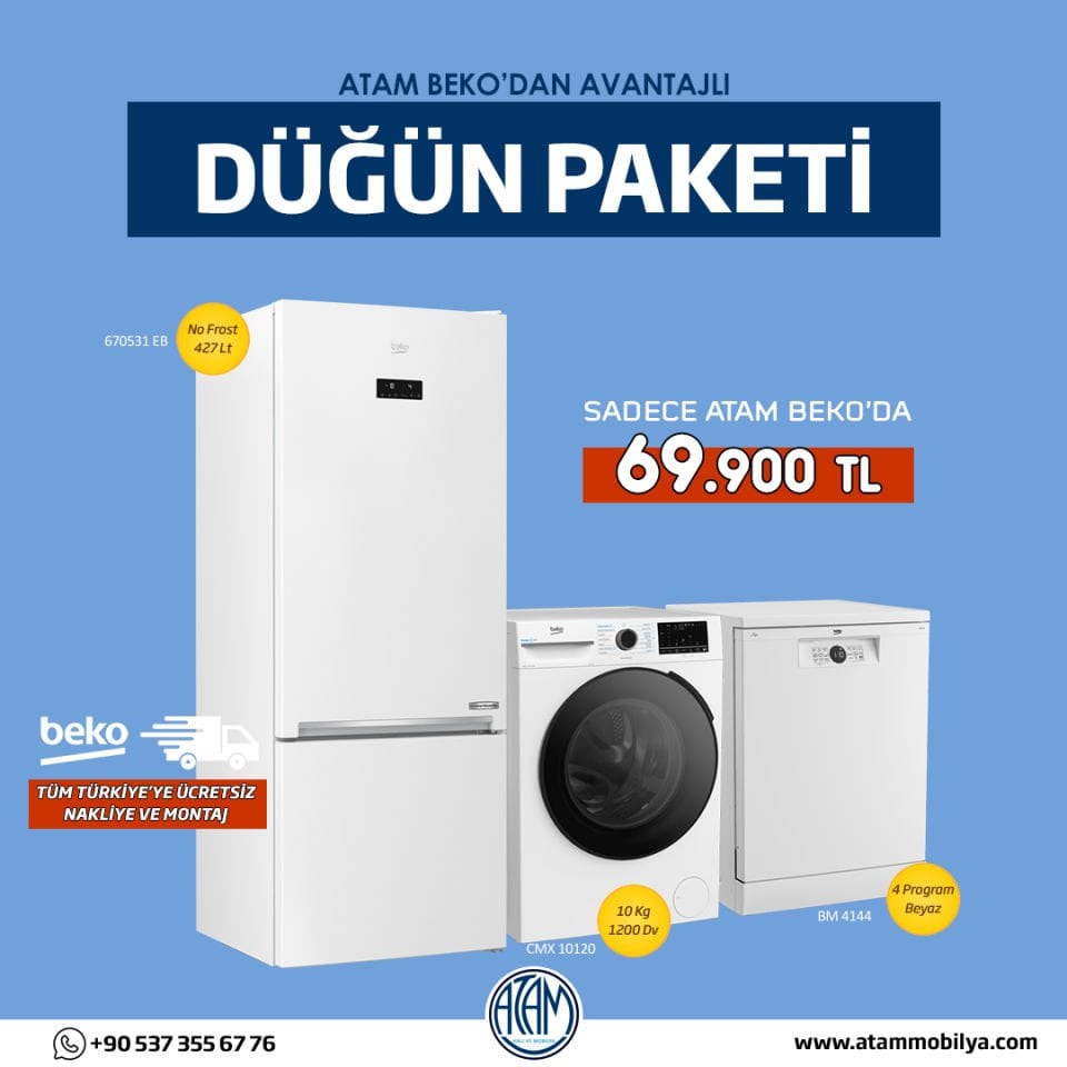 Beko Beyaz Eşya Düğün Paketi 2