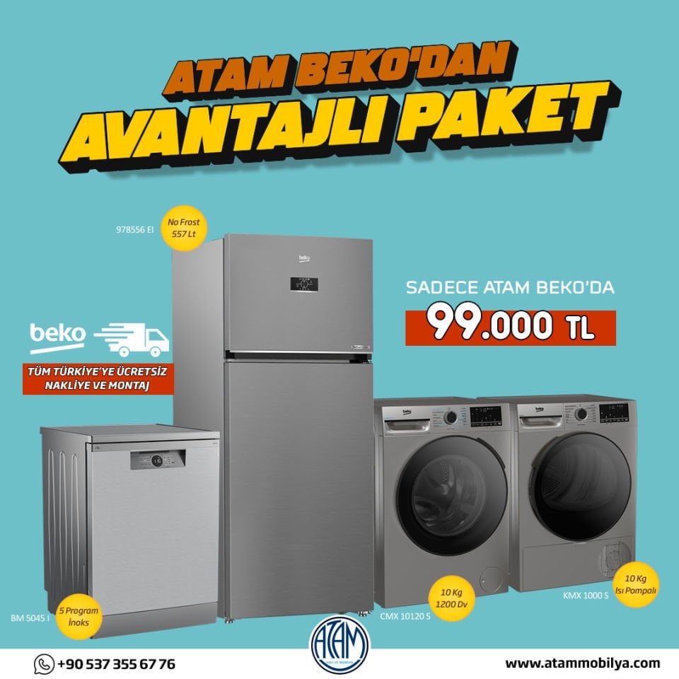 Beko Beyaz Eşya Düğün Paketi 6