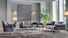 Bellona Leny Koltuk Takımı Gri-Antrasit