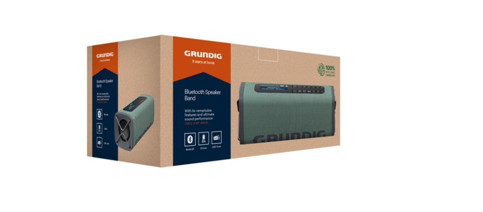 Grundig Band BT Hoparlör Yeşil